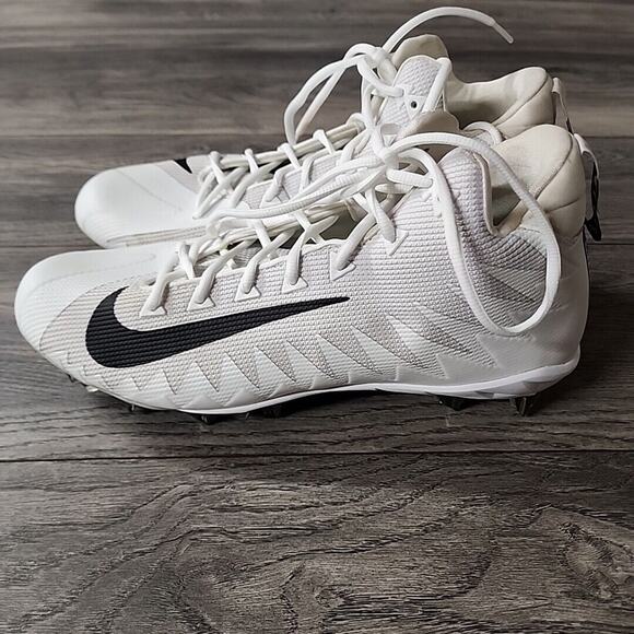 Nike Alpha Menace Pro Mid TD P Football Cleats White AJ6604-102 Men's Size 13 - Picture 6 of 10